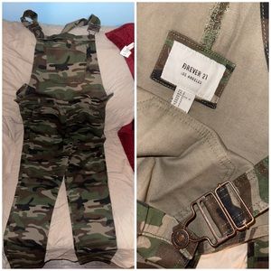Camo overalls